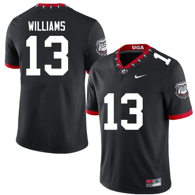 Men #13 Mykel Williams Georgia Bulldogs College Football Jerseys Sale-100th Anniversary